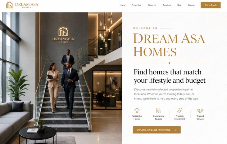 Dream Asa Homes — project showcase