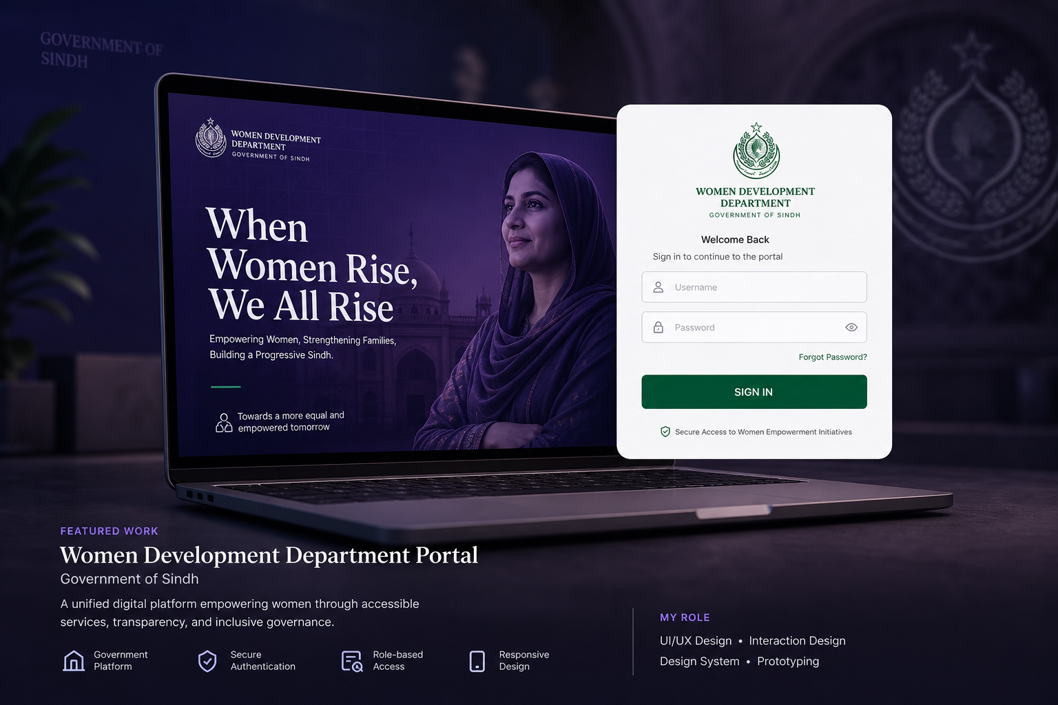 Sindh WDD Dashboard — project showcase